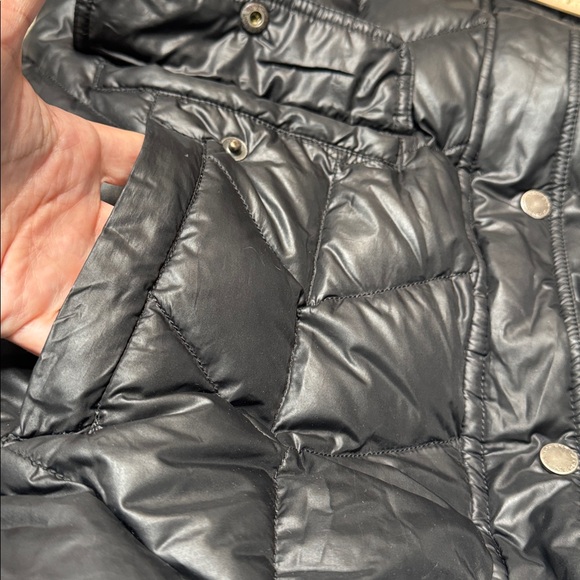 Lands End | Goose Down Puffer Jacket in Black Size 10 12 M Medium - Picture 11 of 14